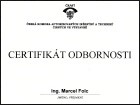 Certifikát odbornosti